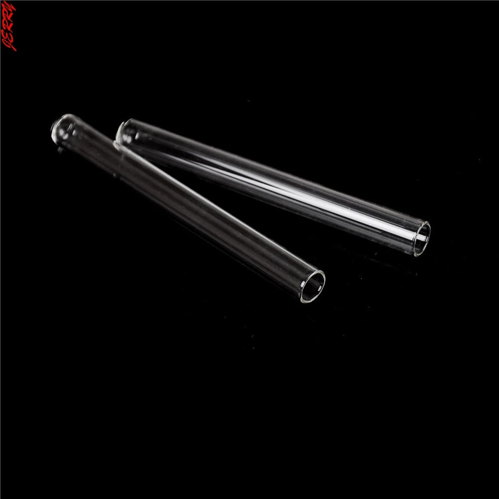 10 Chiếc/Mẻ Trong Suốt Thủy Tinh Pyrex Thổi Ống 100Mm Dày Ống Nghiệm 10*100mm