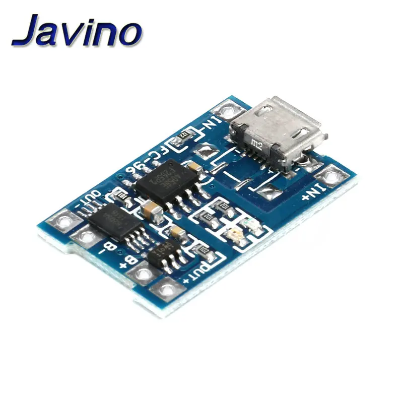 5V 1A Micro USB 18650 Pin Lithium Sạc Ban Sạc Mô Đun + Bảo Vệ Kép Chức Năng