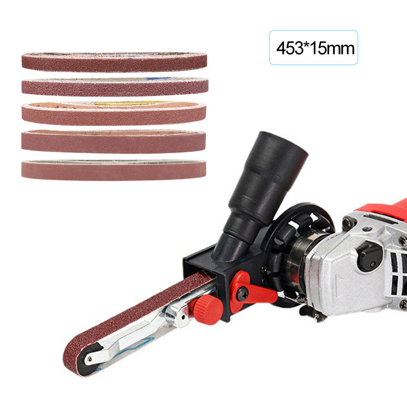10 Stück 330 x 10 mm/453 x 15 mm Schleifbänder P40 – P600 Schleifband für Holz, weiches Metall, Schleifen, Polieren