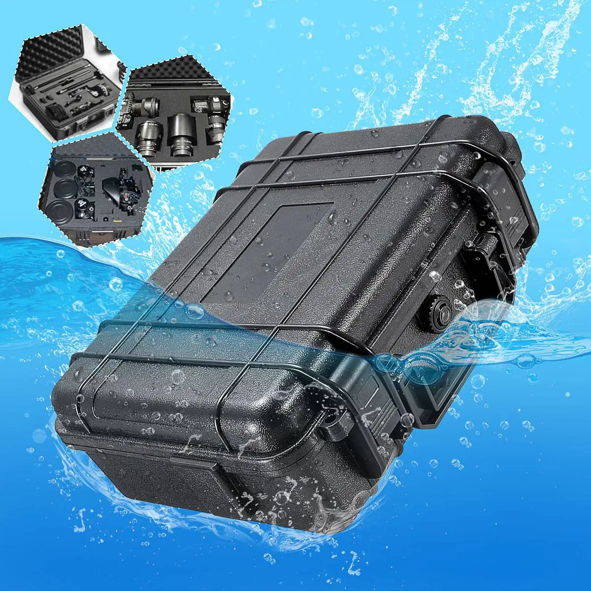 9 Kích Cỡ Chống Nước Cứng Hộp Nhựa Hộp Đựng Thiết Bị An Toàn Hộp Đựng Vali Tác Động Dụng Cụ Ốp Lưng Ốp Lưng Chống Sốc xốp