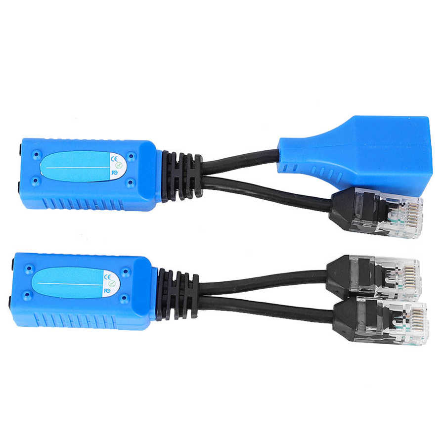 uPOE kabelset RJ45 splitter combiner CCTV POE Adapterkabel Passieve voedingskabel voor IP-camera