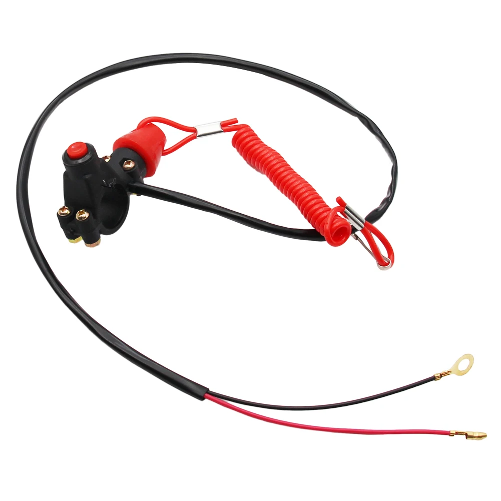 Tombol Sakelar Stop Kill untuk Sepeda Motor Trail Quad Roket Saku Mini Lubang Saku 49cc 47cc 49cc ATV