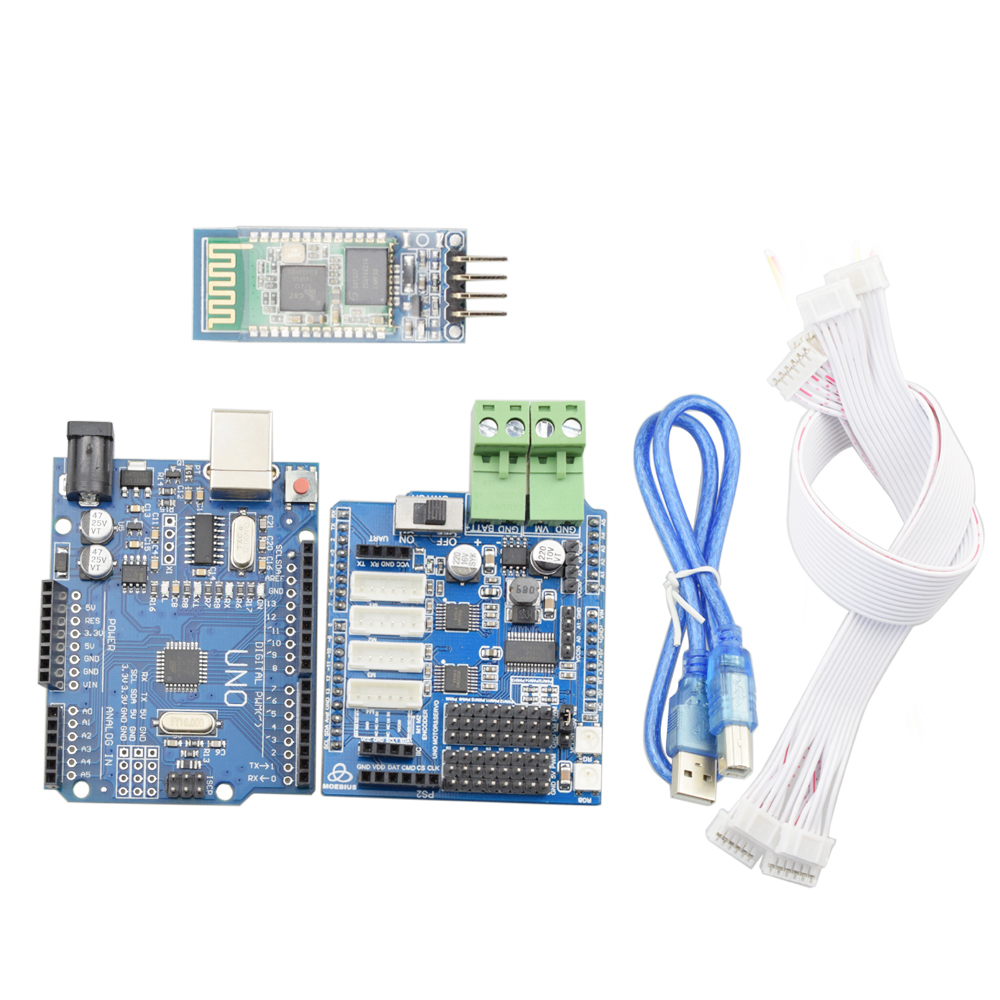 PS2 Griff/Hc-06 RC Control 5KG Last Mecanum Rad Roboter Auto Chassis Kit mit 4 stücke Encoder Motor UNO R3 Programm STEM Spielzeug