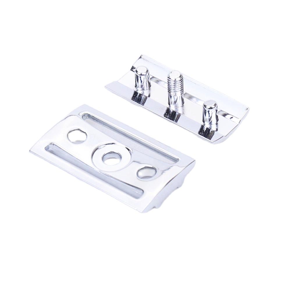 YAQI Màu Chrome Cạp Thanh Đôi Edge An Toàn Dao Cạo Đầu Dành Cho Nam