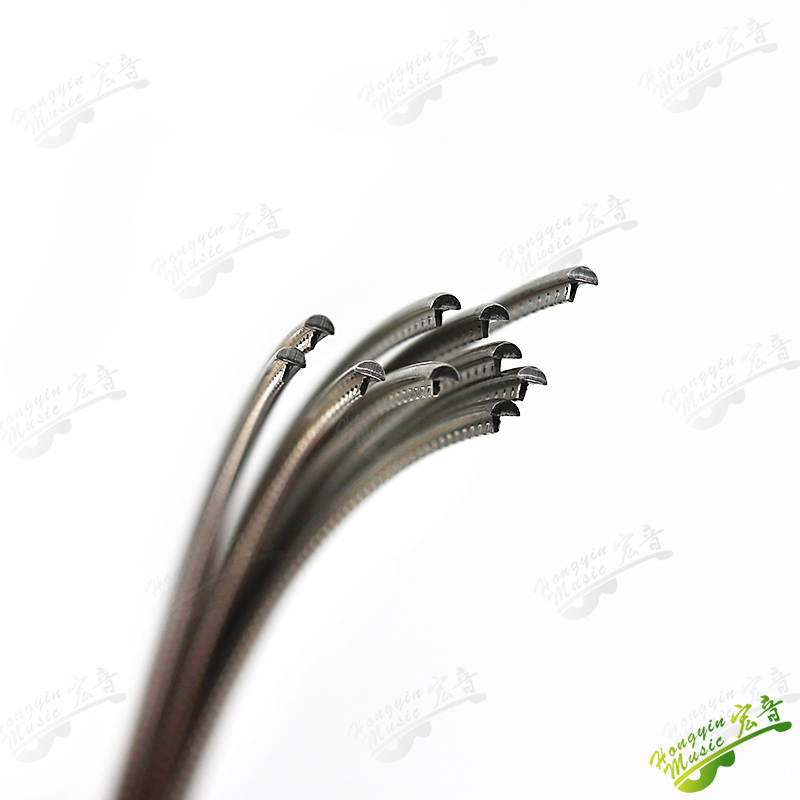 Trastes de diapasón, cable de traste para guitarra acústica, trastes de latón/cuproníquel/acero inoxidable 2,0/2,2/2,4/2,7/2,9/3,2mm L260mm