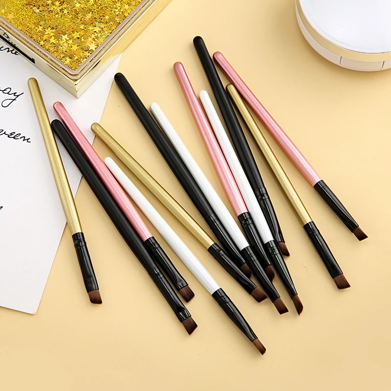 3 Cái/bộ Trang Điểm Đặt Cho Chải Chân Mày Mắt Bàn Chải Bộ Phấn Mắt Mascara Pha Trộn Bút Chì Trang Điểm Mỹ Phẩm Xách Tay Dụng Cụ