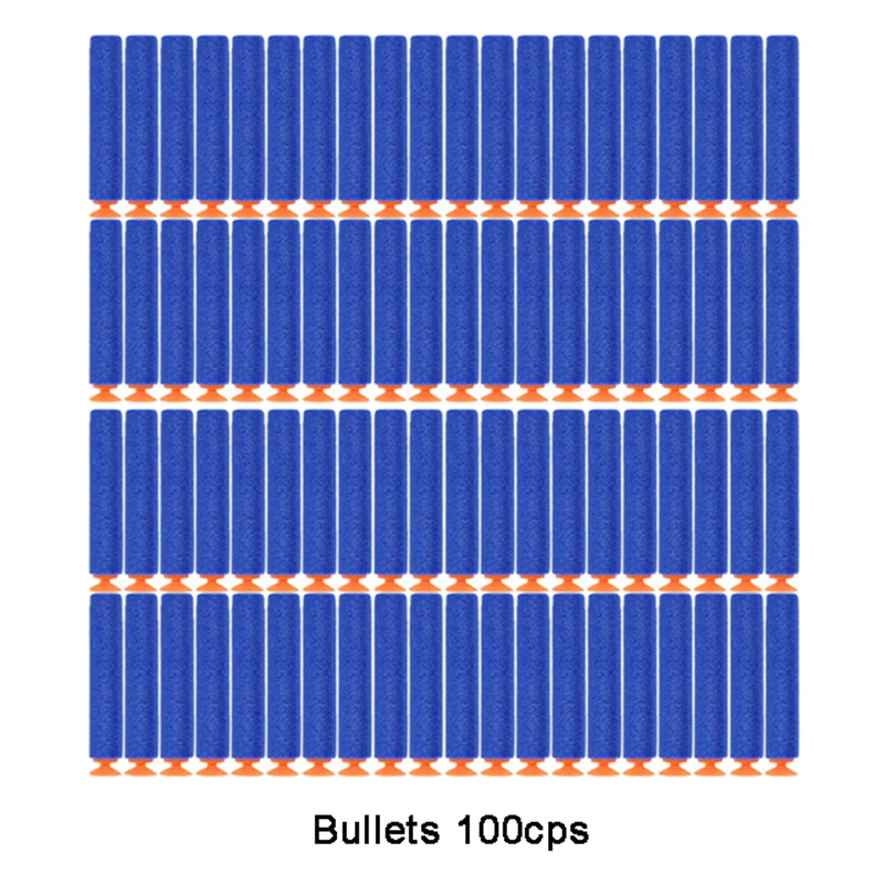 100Pcs/Lot Refill Darts Bullets Toy Soft Mega Foam Sniper Guns For Nerf N-Strike Elite Series Blasters Target Toys Accessories