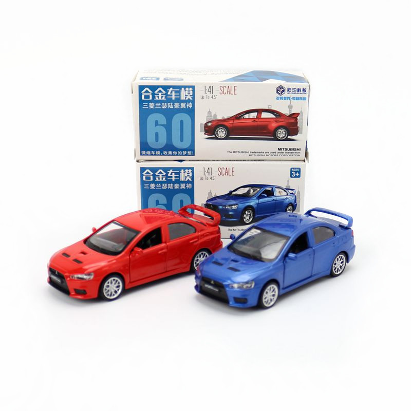 1:41 Caipo Kéo Lưng Xe Lancer Ex Hợp Kim Diecast Mô Hình Kim Loại Xe Ô Tô