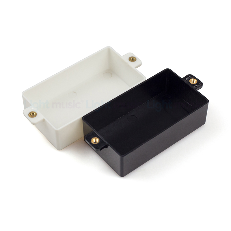 Carcasa de pastilla Humbucker sellada de plástico mate para piezas de guitarra eléctrica cubierta Humbucker sellada
