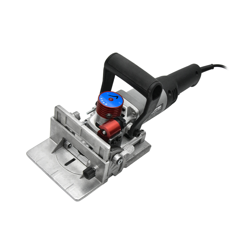 Máquina ranuradora portátil de 3 ranuras con orificio oblicuo LMN-01, conector para muebles, unión de galletas de madera, máquina de espigado para carpintería, 220V