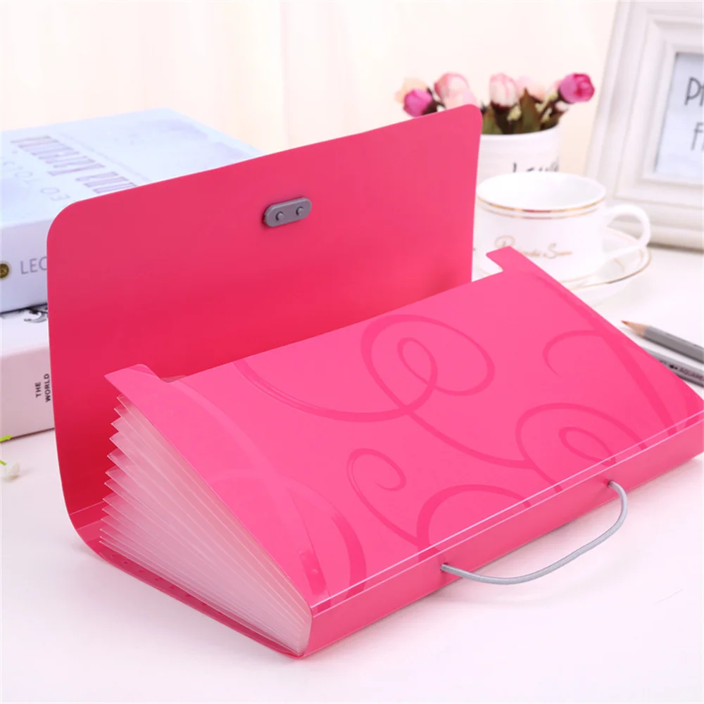 A6ขยายกระเป๋าสตางค์อวัยวะกระเป๋ากันน้ำกระเป๋า Organizer ข้อมูลหนังสือแฟ้มกระเป๋าบิลโฟลเดอร์โรงเรียนสำนักงาน Binder ครอบครัวโฟลเดอร์