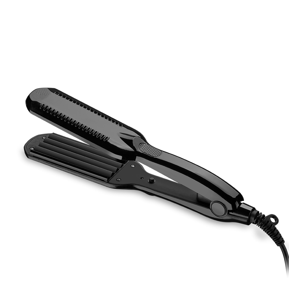 Rizador de pelo profesional, rizador corrugado de cerámica, rizador, estilizador de pelo, herramientas de estilismo de ondas onduladas eléctricas