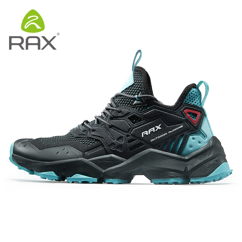 RAX Laufschuhe für Herren und Damen, Outdoor-Sportschuhe, atmungsaktiv, leicht, Turnschuhe, Air-Mesh-Obermaterial, rutschfeste Außensohle aus Naturkautschuk