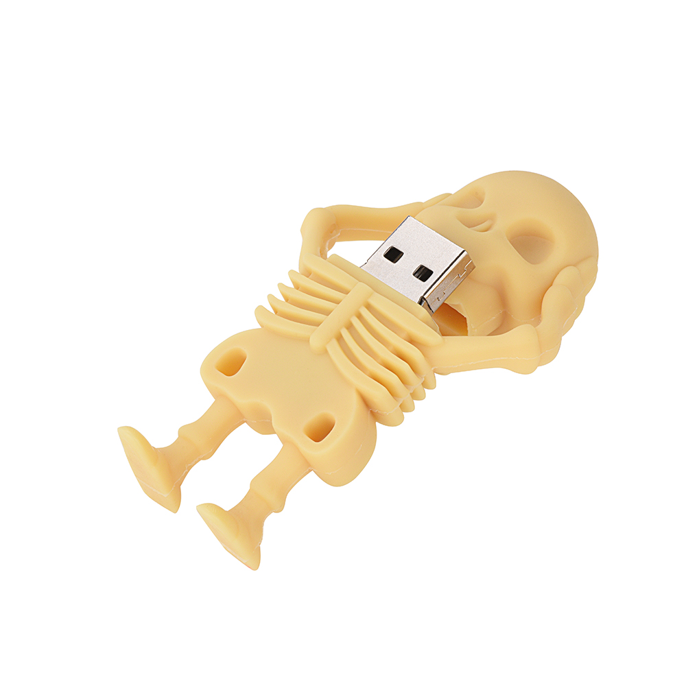 Esqueleto USB Flash Drive 4GB 8GB 16GB 32GB 64GB 128GB pendrive USB 2.0 Mini Memory Stick Pen Drive Regalos cle usb