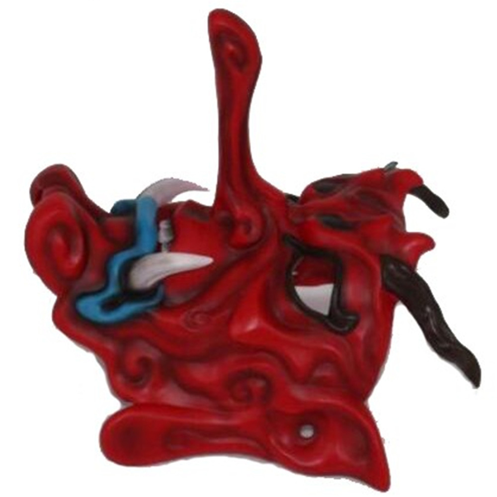 Anime Kirigakure Desain Tengu Merah Masker untuk Rumah Kantor Bar Dekorasi Masquerade Cosplay Pesta Hidup Boradcast Halloween Masker