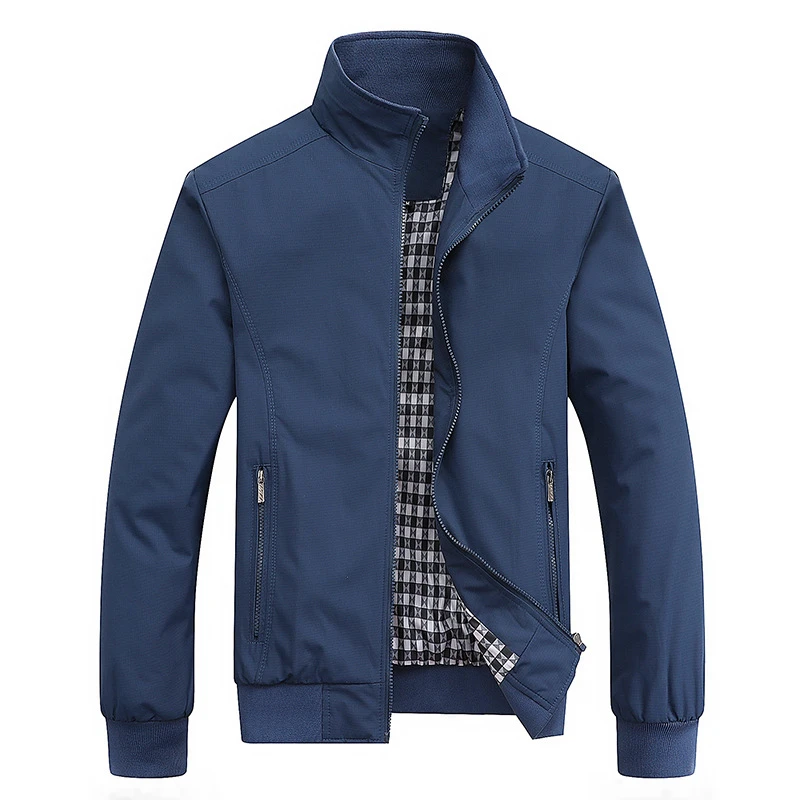 2025 primavera outono casual sólido moda magro bombardeiro jaqueta masculina casaco nova chegada jaquetas de beisebol jaqueta masculina M-6XL 8xl topo