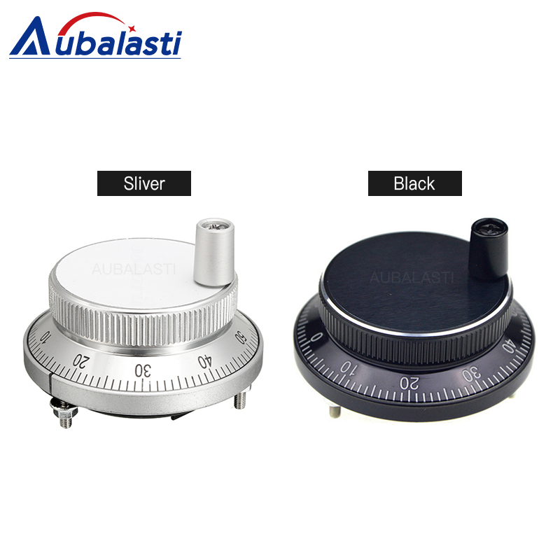 Aubalasti CNC пульсер ручное колесо 5 вольт 60 мм 80 100PPR Ручной генератор импульсов Маховик Машина Роторный энкодер Электронный 4 контакта 6 контактов