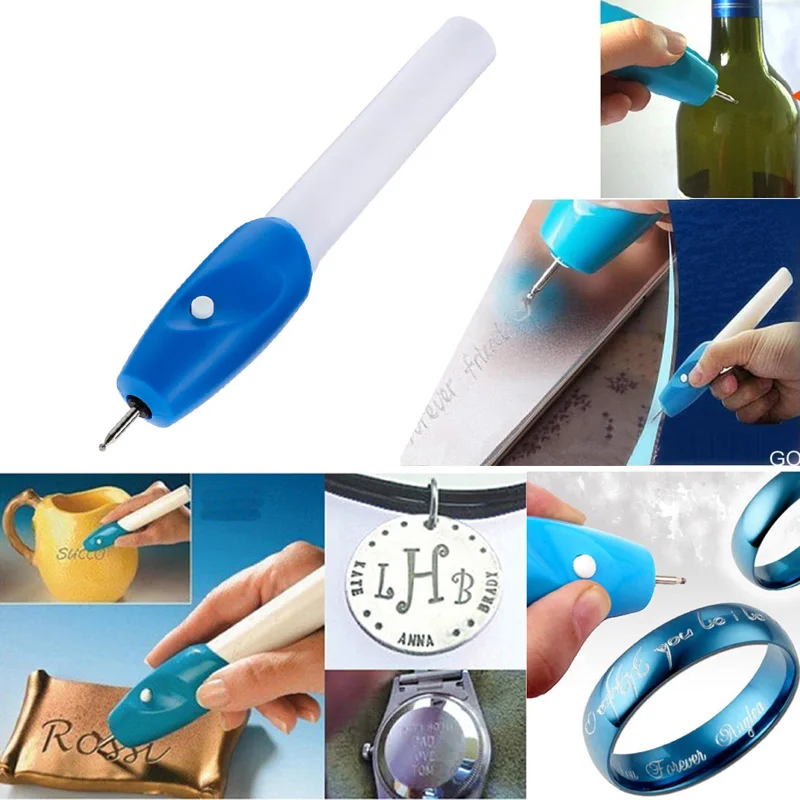 New DIY Không Dây Điện Mini Bút Khắc Chữ Khắc Dụng Cụ Cho Trang Sức Nhựa Kim Loại Gỗ Kính Tự Động Bút Khắc Chữ
