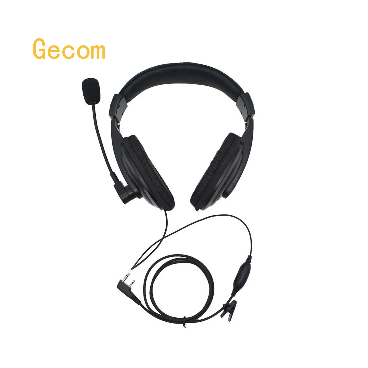 PTT VOX Earpiece Walkie Talkie Headset Radio Headphone Noise Reduction K/M Plug untuk Motorola Radio Dua Arah Walkie Talkie dengan Mikrofon