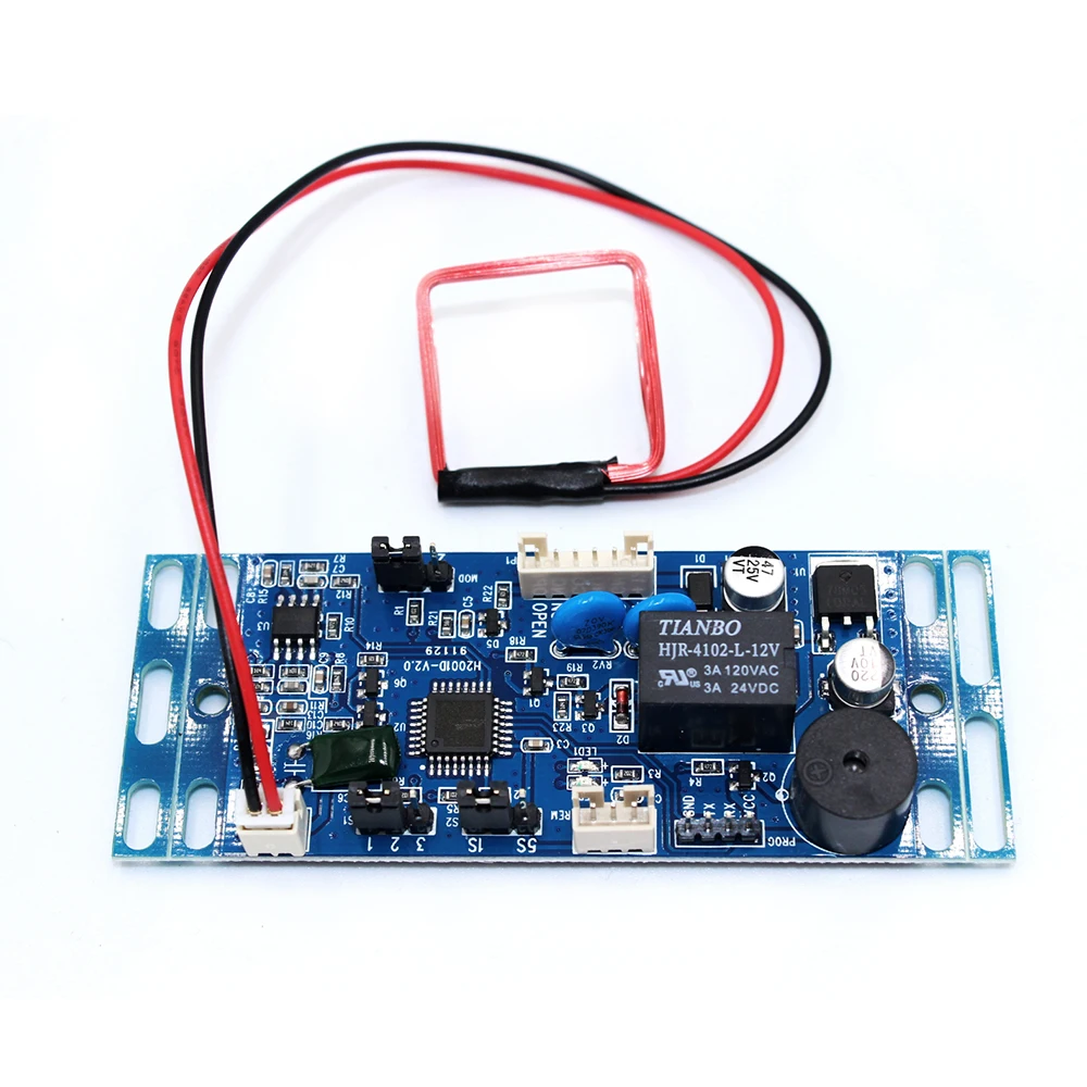 Sistema de Control de Acceso de proximidad RFID, 125Khz, 13,56 Mhz, módulo de intercomunicación de construcción, módulo de Control de acceso integrado, 2500 usuarios