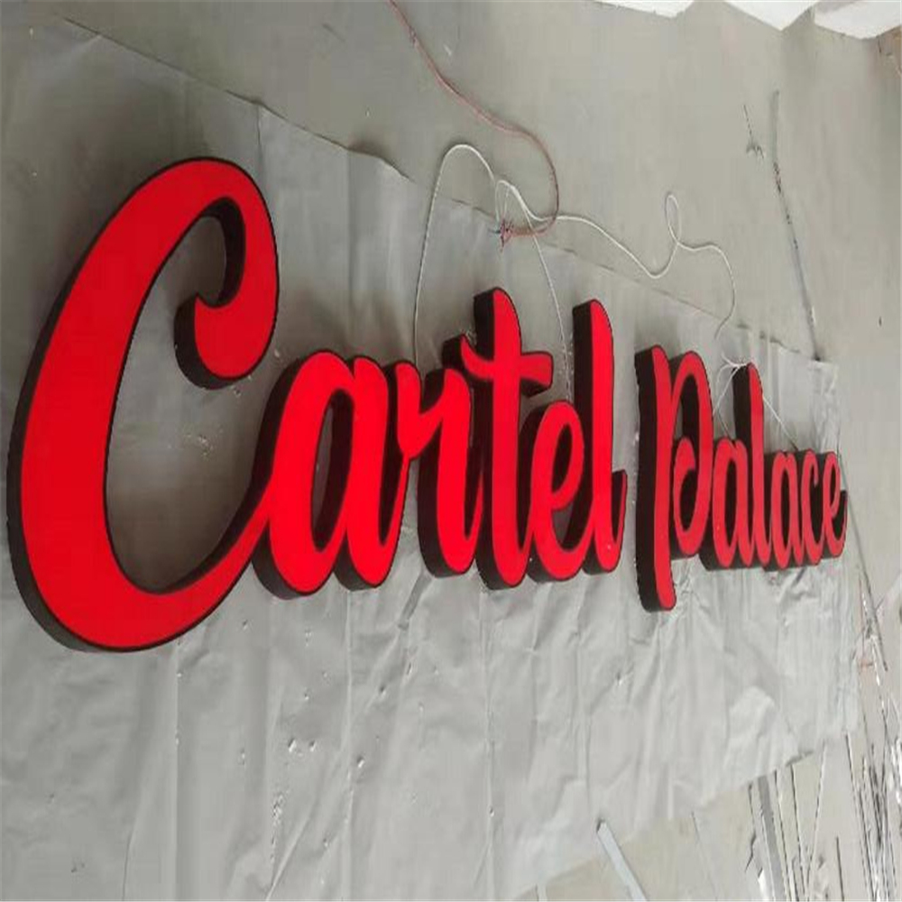 Outdoor frontlit acrylic LED channel letters store signs, advertising shop name signage, 3D acrylic LED letters for company logo