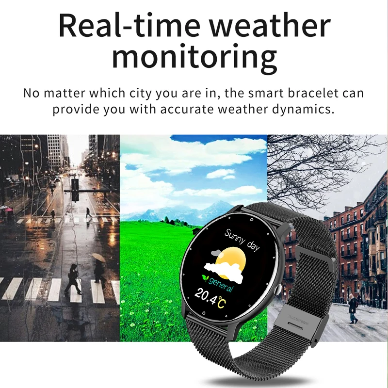 LIGE-reloj inteligente para mujer, accesorio de pulsera resistente al agua IP67 con pantalla táctil, Bluetooth, compatible con Android e iOS, 2025