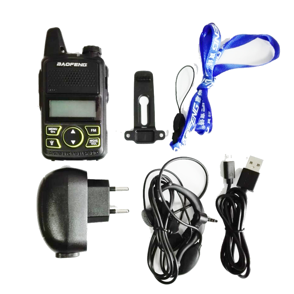 2Pcs BAOFENG BF-T1 미니 키즈 워키 토키 UHF 어린이 라디오 송수신기 CB 햄 라디오 방송국 아마추어 BAOFENG T1 어린이 장난감