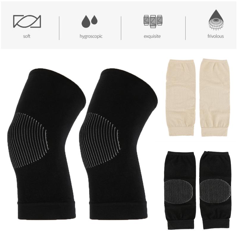 ผู้หญิงเข่าอุ่น Kneepad Slim Knee Protector ห้อง/กลางแจ้ง Breathable เข่าการบีบอัดความร้อนเข่าแผ่นเก็บ warm