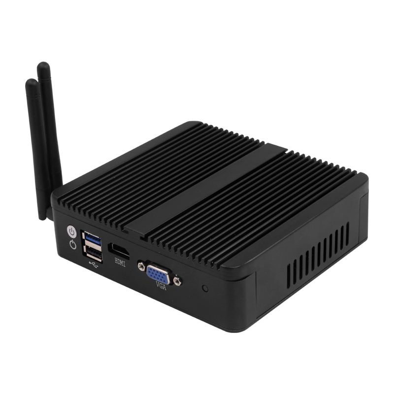 Fanless Mini PC Firewall Router Intel Celeron J1900 J4125 Quad Cores 4x Gigabit Ethernet Ondersteuning WiFi 4G LTE Pfsense OpenWrt