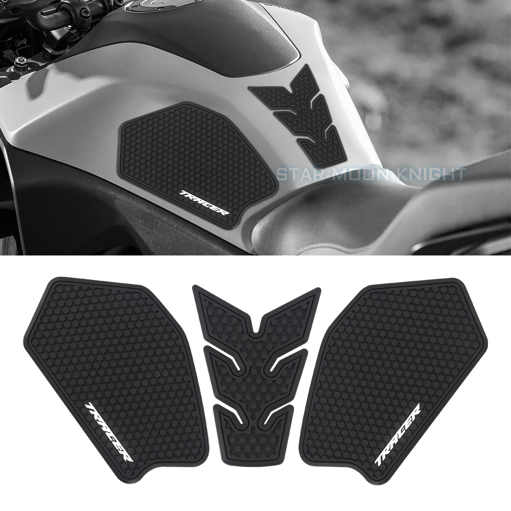Apto para yamaha tracer700 tracer 700 tracer 7 gt 2020 2021 almofada do tanque de combustível lateral almofadas protetor adesivos joelho aderência almofada tração