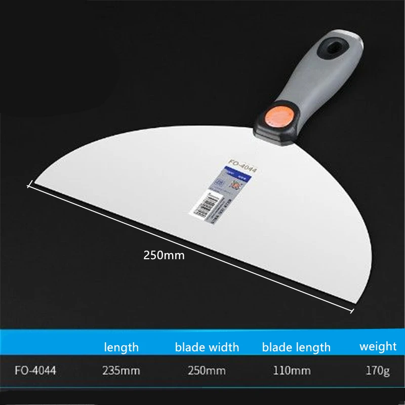 Đồng Hồ Nam Dây Thép Không Gỉ Chong Chóng Trát Cạp Công Cụ Putty Dao Xoong Tường Vệ Sinh Xẻng Dụng Cụ Xây Dựng FO4040-FO4045