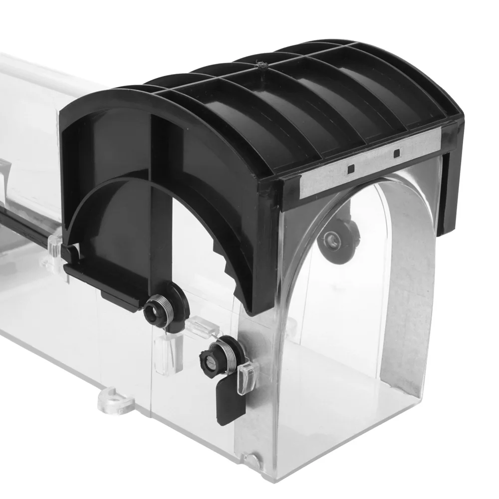 Trappola per roditori in plastica riutilizzabile umana sicura e solida Catcher per mouse domestico Trappola per topi autobloccante intelligente per giardino interno ed esterno
