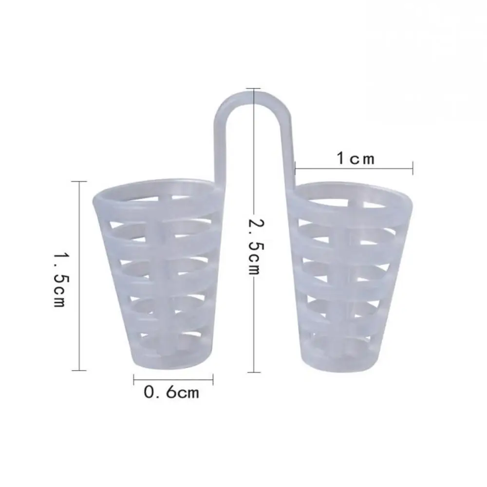 YOHAPPY 8 Cái/bộ Chống Ngáy Chống Dừng Silicon Kẹp Mũi Chống Ngáy Chống Mũi Dilators Ngưng Thở Khi Viện Trợ Thiết Bị