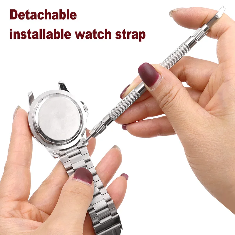5 ชิ้น/เซ็ต Professional ปรับโลหะนาฬิกาสร้อยข้อมือ Link Remover Pin สายรัดข้อมือซ่อมเครื่องมือ