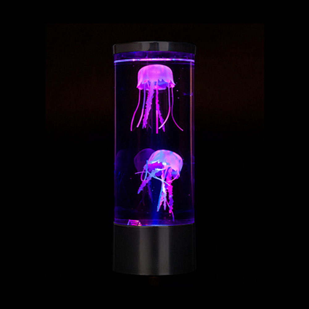 Fantasy Jellyfish Lamp 5V USB Power Color Changing Jellyfish Tank Aquarium Led Lamp Relaxing Mood Night Light Bedside Lantern