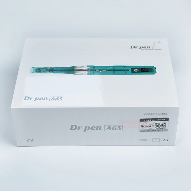 ต้นฉบับ dr.pen Ultima A6S พร้อมตลับปากกาแต้มสิวไร้สาย12ตลับอุปกรณ์ดูแลผิวด้วยเข็มขนาดเล็ก