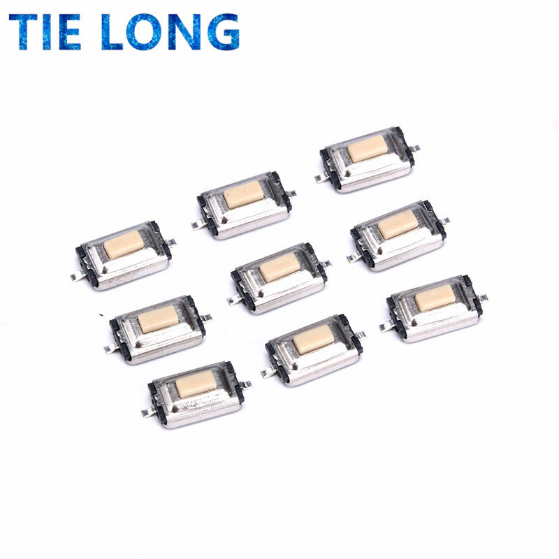 TIELONG 50 stücke SMT 3*6*2,5 MM Taktile Takt Push Button Micro Schalter Momentary 2 Pins 3x 6x 2,5 H