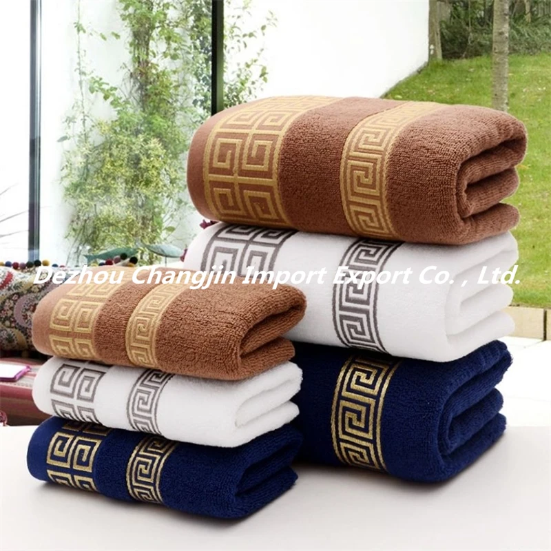 Toalla de algodón puro, toallas bordadas de 34x75cm para adultos, toallas faciales suaves y gruesas de secado rápido absorbentes