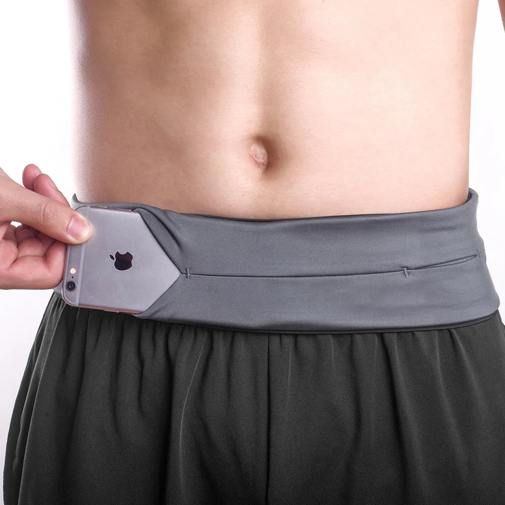 Riñonera para correr con cinturón para hombre y mujer, riñonera Invisible multifunción para correr, bolsa deportiva portátil para viajes al aire libre