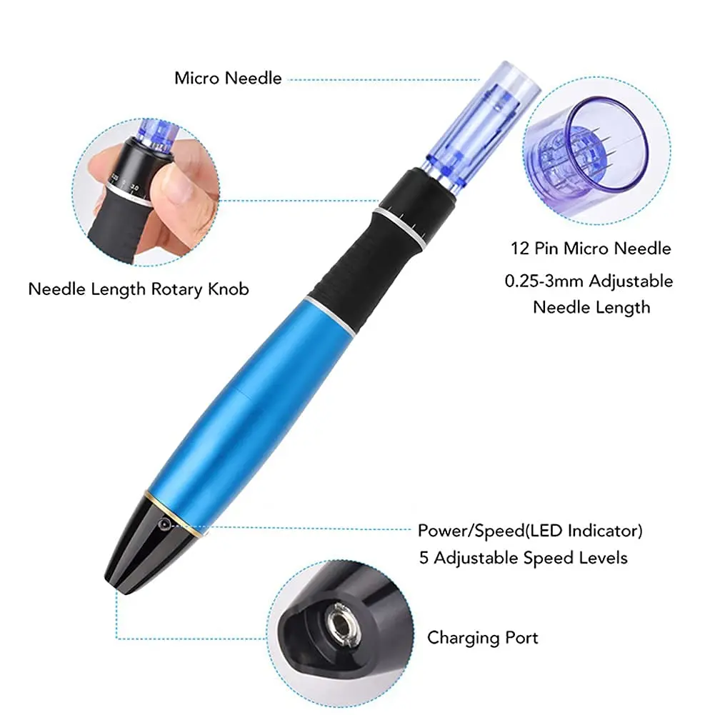 ไฟฟ้า Derma ปากกา A1 Dr.Pen Ultima A1 - W ไร้สาย Dermapen Professional Microneedling Microblading Micro เข็มตลับหมึก