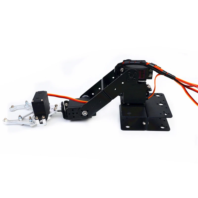 อลูมิเนียม Arduino 4 Dof แขนหุ่นยนต์ Claw Gripper Manipulator Servo Bracket Mechanical Claw DIY หุ่นยนต์ประกอบ