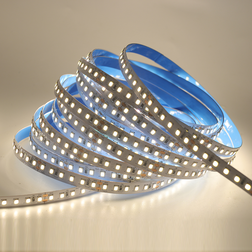 12V 24V 2835 LED Strip 5M 10M 15M 20Mเทปริบบิ้น 60/120/240/480 LEDสีขาวธรรมชาติ/อบอุ่นสีขาว/เย็นสีขาวตกแต่งบ้าน