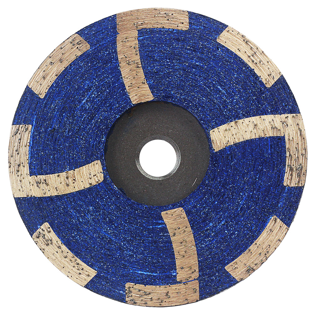 4 zoll 100mm harz gefüllt diamant schleifen disc cup räder schleifen Eisen backer für schleifen stein, beton und fliesen