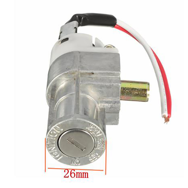 Universal Battery Mini Lock para Motocicleta, Bicicleta elétrica, 2 chaves