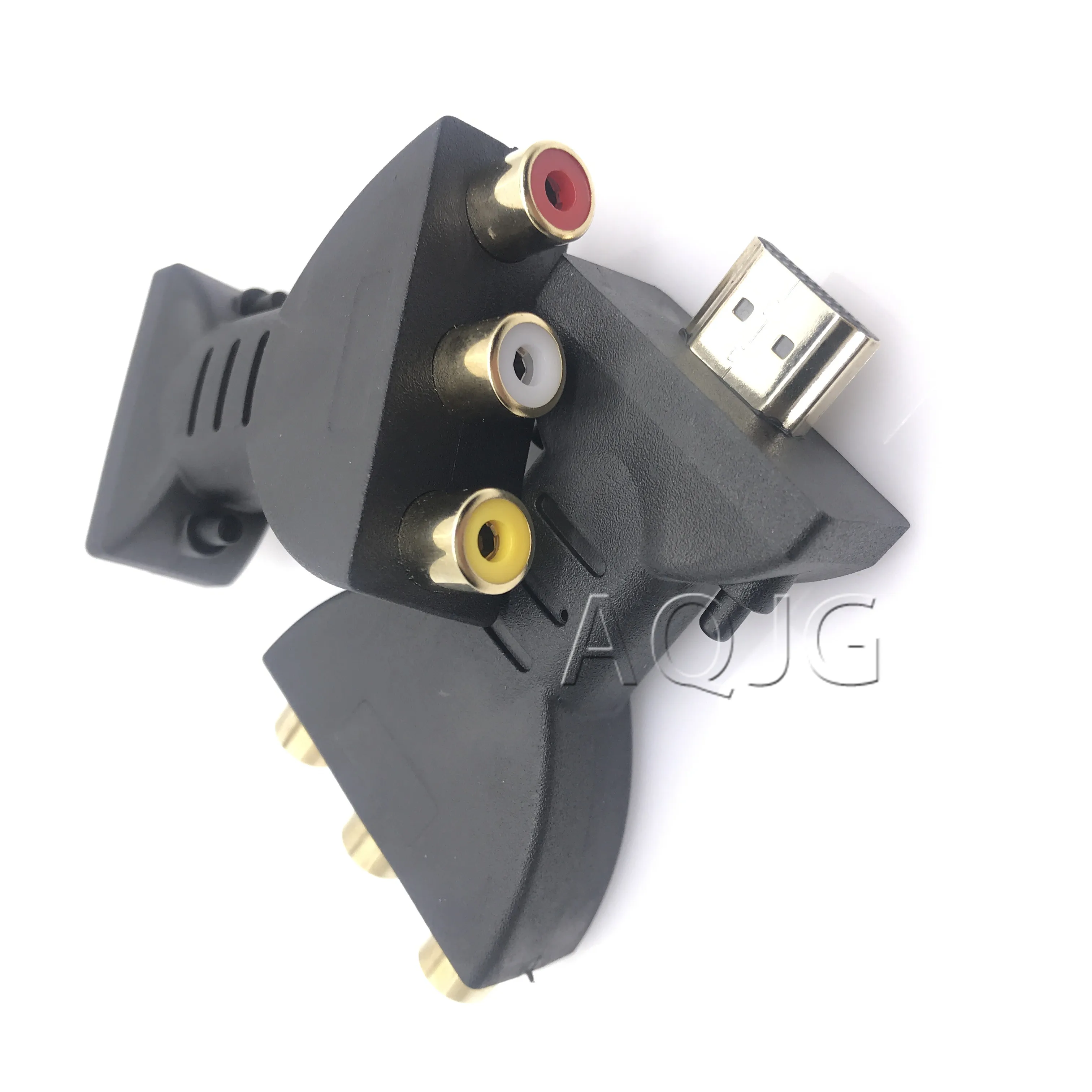 HDMI-Kompatibel dengan Konverter RCA Kotak Video AV/RGB/RC HD 720*1080 Mendukung Output NTSC PAL HDMI-Kompatibel dengan 3 RCA