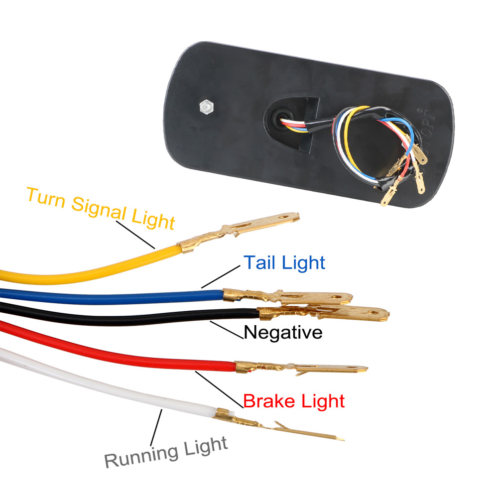 Enquêter de frein arrière LED pour camion, clignotant de remorque, feux arrière, indicateur d'arrêt d'iode, camion, camionnette, accessoires de voiture, 12V, 24V