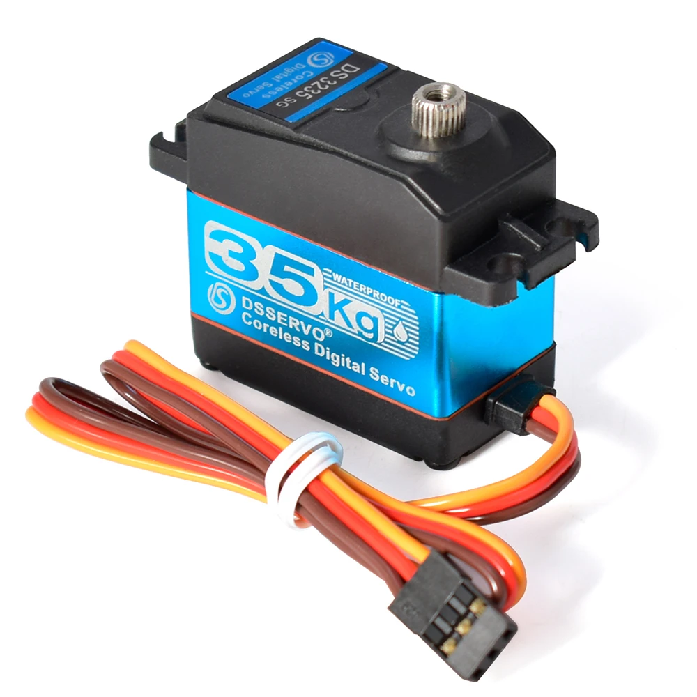 Dsservo Servo RC resistente al agua DS3218 20KG DS3225 25KG DS3235 35KG 180/270 grados para 1/8 1/10 1/12 RC coche Metal Gear Servo Digital