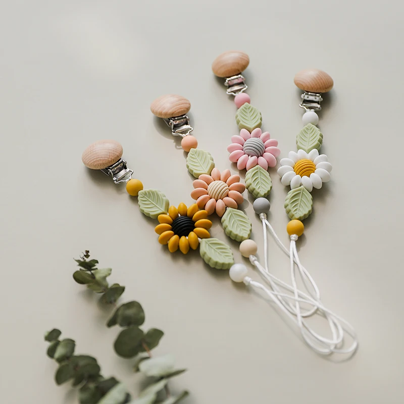 Bé Handmade Núm Vú Giả Dây Chuyền Kẹp Giả Núm Vú Giá Đỡ Kẹp Bé Silicone Mọc Răng Dây Chuyền Đồ Chơi Quà Tặng Dễ Thương Cho Bé Phụ Kiện