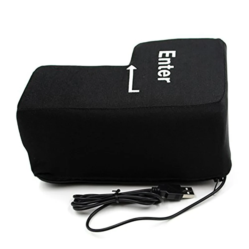 Big USB ใส่คีย์ป้องกันความเครียดปุ่ม Decompression คอมพิวเตอร์หมอน Vent ปุ่มเดสก์ท็อปหมอนสําหรับโปรแกรมเมอร์