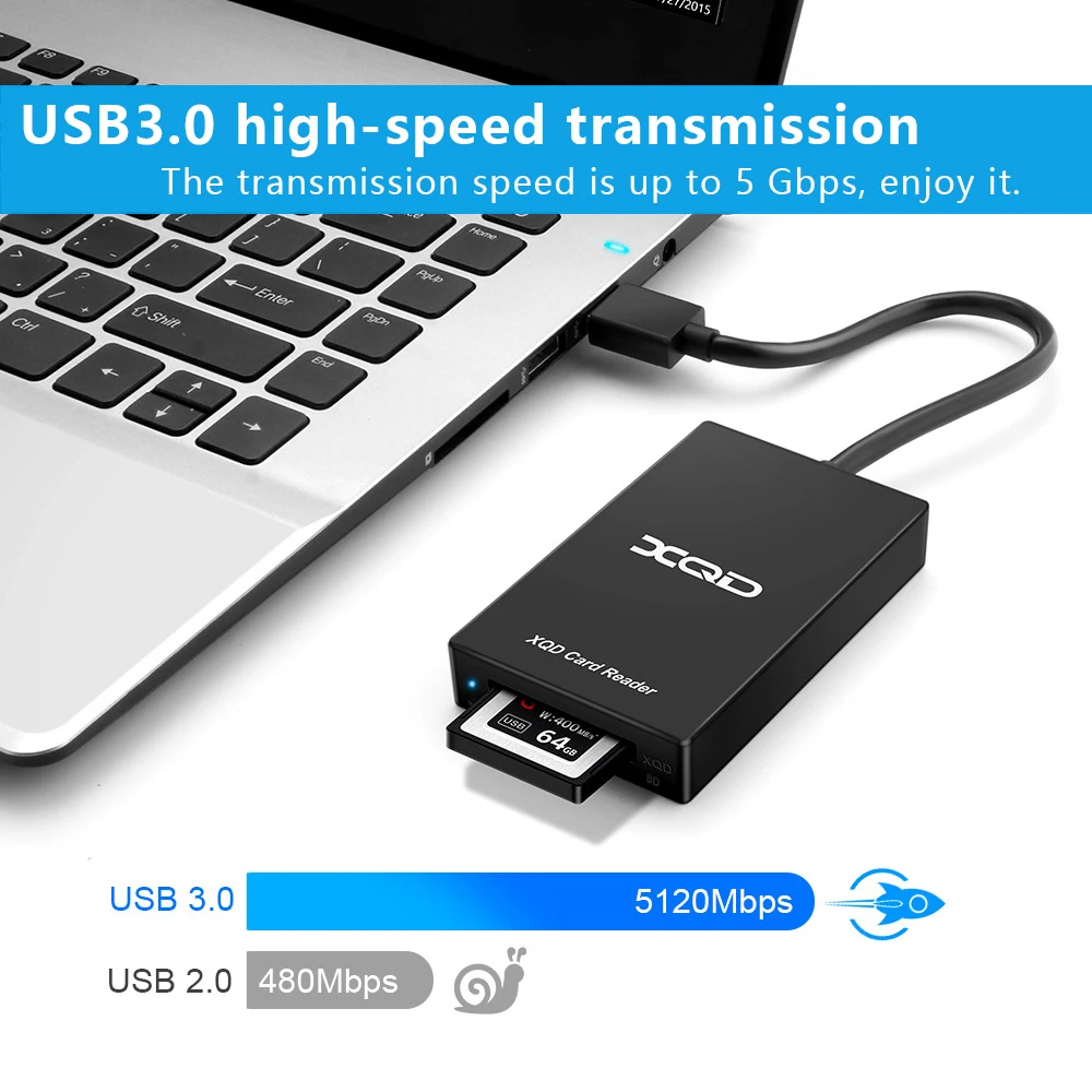 Многофункциональное устройство чтения карт UTHAI Q02 Rocketek Type-c к XQD Устройство чтения карт памяти USB 3.0 M/G поддерживает скорость до 5 Гбит/с